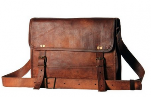 Leather Messenger or Laptop Bag